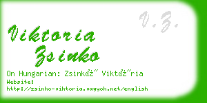 viktoria zsinko business card